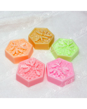 Силіконова форма люкс Бджілки на стільниках 3D-foto2