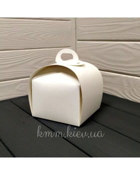 Коробка бонбоньєрка біла 150х125х100мм