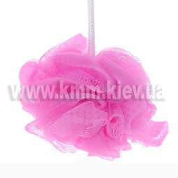 Нейлоновая мочалка Бант цвет в ассортименте - Розовый-foto3