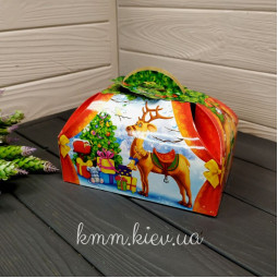 Коробка З Новим роком! 185х125х55мм-foto2