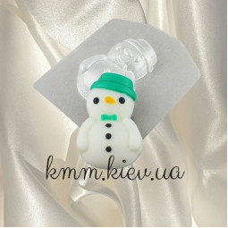 Пластикова форма Сніговик в'язаний Хлопчик у капелюсі