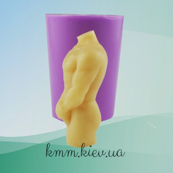 Силіконова форма люкс Свічка Аполлон 3D