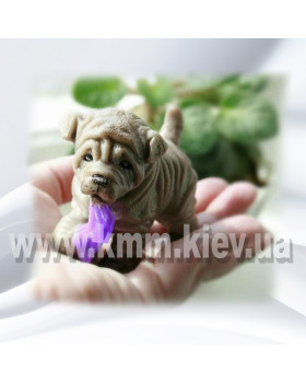 Силіконова форма люкс Шарпей 3D
