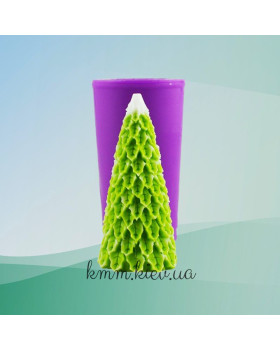 Силіконова форма люкс 3D Ялинка з листків Силіконова форма люкс 3D Ялинка з листків