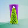 Силіконова форма люкс 3D Ялинка з листків