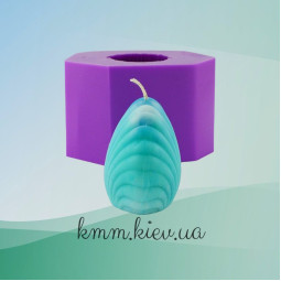 Силиконовая форма люкс 3D Свеча Ракушка жемчужная-foto2