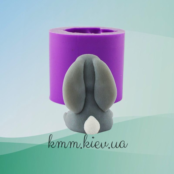 Силиконовая форма люкс 3D Зайка-мама и Зайка-малыш