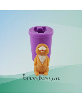 Силиконовая форма люкс 3D Зайка счастливый-foto4