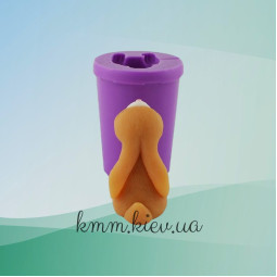 Силиконовая форма люкс 3D Зайка счастливый-foto3