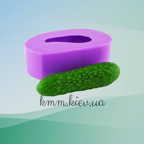 Силиконовая форма люкс 3D Огурец