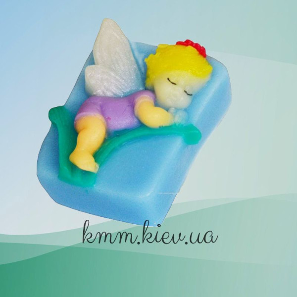 Силиконовая форма люкс 3D Спящий ангелочек