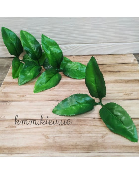 Три листи з насадкою на стебло (довжина 8см) – 1 шт.