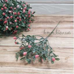 Самшит матовий з бутонами Прованс гілка декоративна в асортименті - Білий-foto6