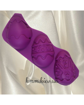 Силіконова форма Великодні яйця (3 форми, планшет 6 шт.) - міні-планшет (3шт)-foto2