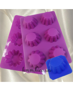 Силиконовая форма Тарталетка маленькая (1 форма, планшет) - Одна форма