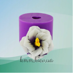 Силиконовая форма люкс Лизиантус раскрытый бутон 3D-foto3