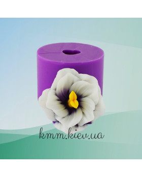 Силиконовая форма люкс Лизиантус раскрытый бутон 3D-foto3