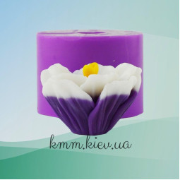 Силиконовая форма люкс Лизиантус раскрытый бутон 3D-foto2