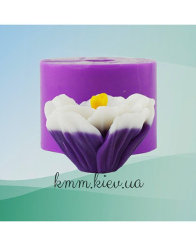 Силиконовая форма люкс Лизиантус раскрытый бутон 3D-foto2