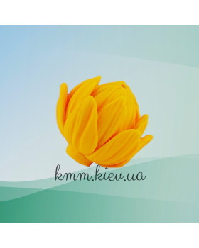 Силіконова форма люкс Соняшник бутон закритий 3D-foto2
