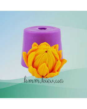 Силіконова форма люкс Соняшник бутон закритий 3D