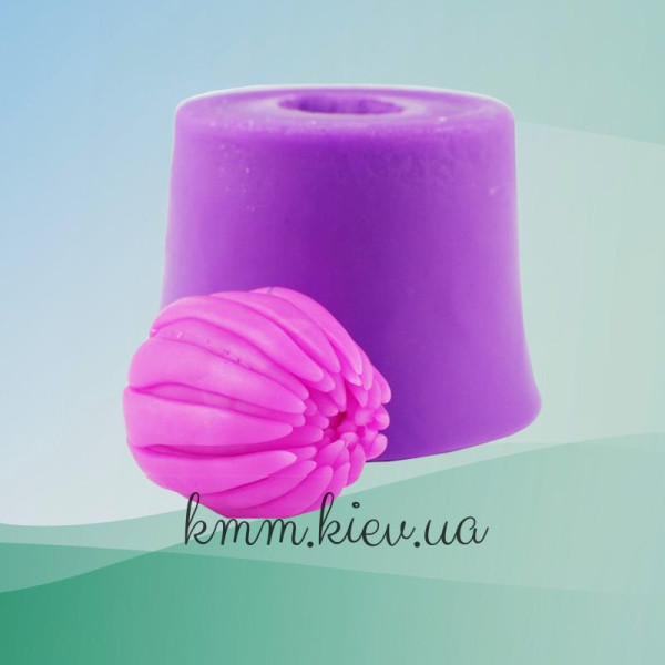 Силиконовая форма люкс Хризантема закрытая в бутоне 3D