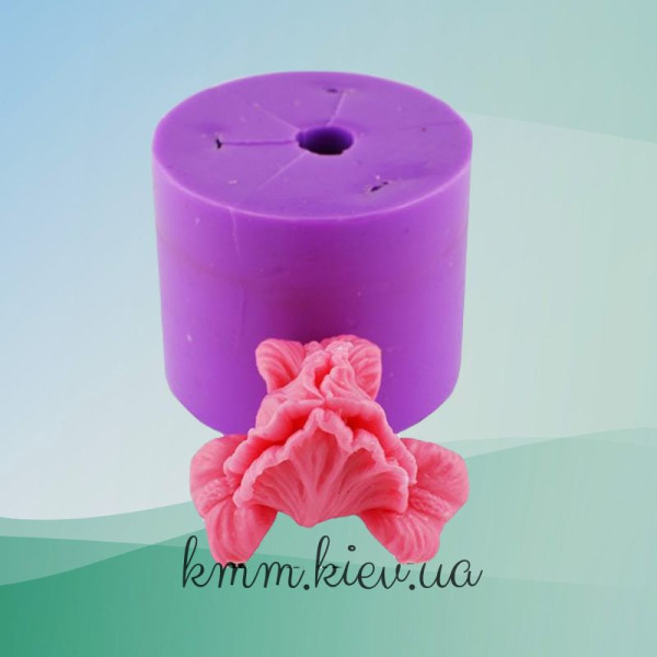 Силиконовая форма люкс Ирис малый 3D