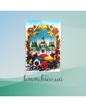 Картинка на водорозчинному папері Церква та Великдень (1шт.) Картинка на водорозчинному папері Церква та Великдень (1шт.)