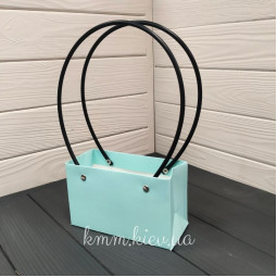 Сумка с круглыми ручками Мини 160х70х100мм в ассортименте - Лавандовый-foto4