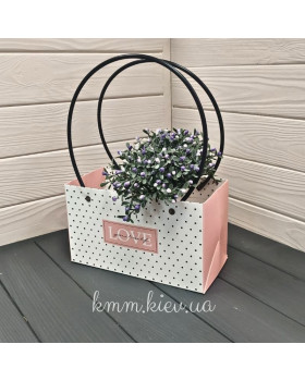 Сумка з круглими ручками "Love yourself" (Люби себе) (220х110х130мм) Сумка з круглими ручками "Love yourself" (Люби себе) (220х110х130мм)