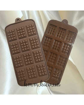 Силіконова форма Міні-плитка шоколаду