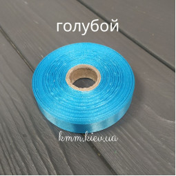 Лента атласная 12мм цвет в ассортименте (1м, рулон 23м) - 1 м, Айвори-foto4