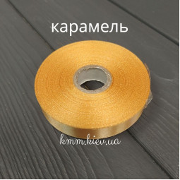 Лента атласная 12мм цвет в ассортименте (1м, рулон 23м) - 1 м, Айвори-foto6