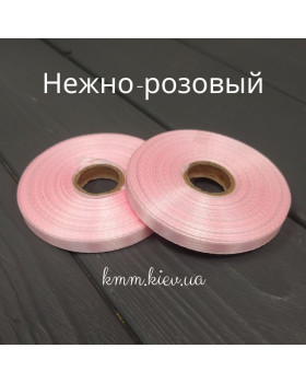 Стрічка атласна 6мм Рожеві відтінки 23м рулон - Барбі ультра неон-foto3