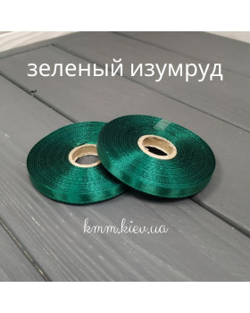 Лента атласная 6мм Зеленые оттенки 23м рулон - Зеленая трава-foto2