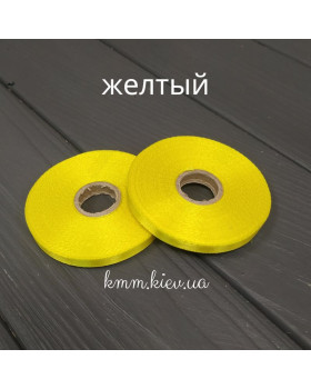 Лента атласная 6мм Желтые оттенки 23м рулон - Золото-foto3