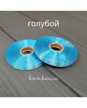 Стрічка атласна 6мм Сині відтінки 23м рулон - Синій-foto3