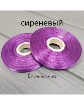 Стрічка атласна 6мм Червоний, Марсала, Коричневий, Бузковий 23м рулон - Червоний-foto3