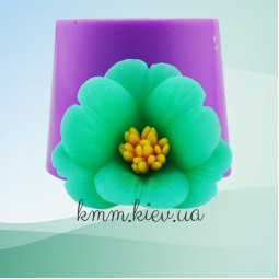 Силиконовая форма люкс Фиалка нежная 3D