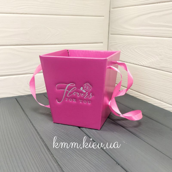 Трапеція з мікрогофри Flovers for you 150х140мм (L) колір в асортименті - Лавандовий