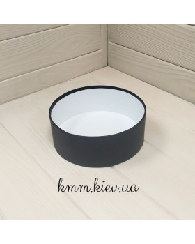 Шляпная коробка низкая Черная D16 высота 6см-foto2