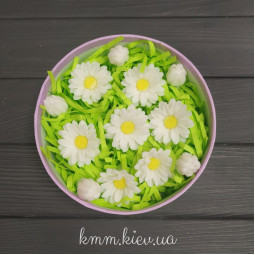 Капелюшна коробка низька Лаванда D16 висота 6см-foto2