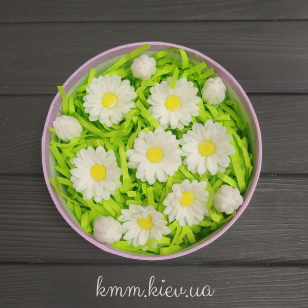 Капелюшна коробка низька Лаванда D16 висота 6см