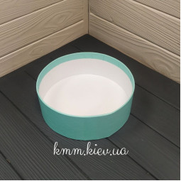 Шляпная коробка низкая Мята D20 высота 7см-foto2