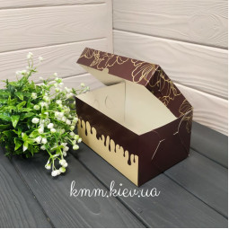 Коробка Шоколадные цветы 160х110х85мм-foto2
