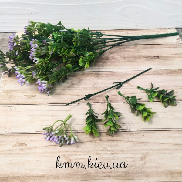 Самшит із кольоровими ягодами (Калинка) в асортименті - гілка, Жовтий