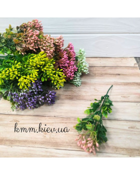 Самшит із кольоровими ягодами (Калинка) в асортименті - гілка, Жовтий