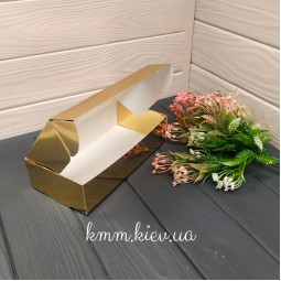 Коробка Серебро с окном 200х100х50мм-foto2