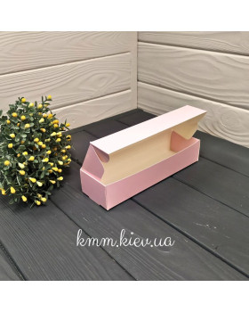 Коробка узкая Розовая 190х57х38мм-foto2