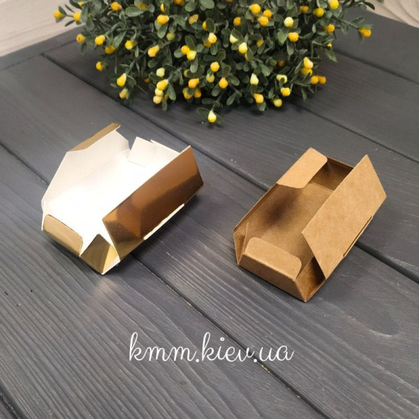 Коробка маленька "Цукерка" 73х35х15мм Золото